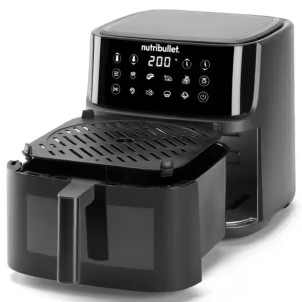 Nutribullet NBA0811DG CrispLite Vision 8 Litri Friggitrice ad Aria 8 Modalità di Cottura