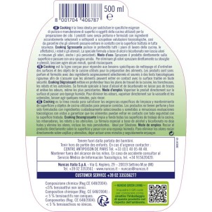 Nuncas Cooking Sgrassante Superfici a Contatto con gli Alimenti 500ml