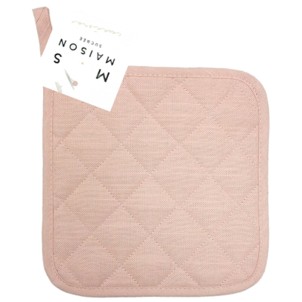 Maison Sucrée Presina Classica Trapuntata Essenziale var.05 Rosa Cipria 19x19cm Misto Lino