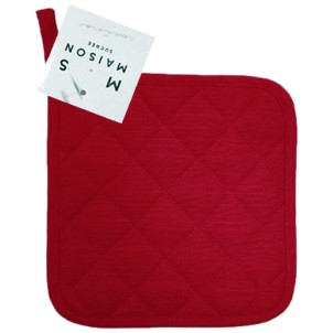Maison Sucrée Presina Classica Trapuntata Essenziale var.16 Bordeaux 19x19cm Misto Lino
