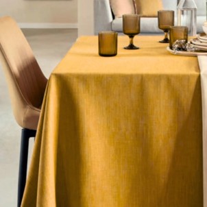 Maison Sucrée Tovaglia Korin var.15 Ocra 155x265 Tessuto AntiMacchia NoStiro