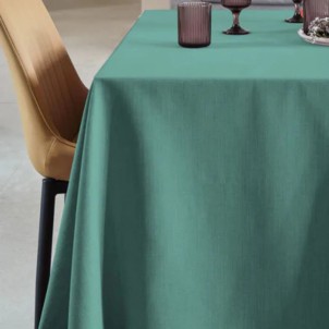 Maison Sucrée Tovaglia Korin var.27 Turchese 155x225 Tessuto AntiMacchia NoStiro