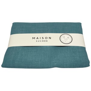 Maison Sucrée Tovaglia Korin var.27 Turchese 155x225 Tessuto AntiMacchia NoStiro
