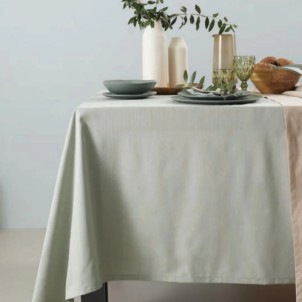 Maison Sucrée Tovaglia Korin var.35 Salvia 155x265 Tessuto AntiMacchia NoStiro