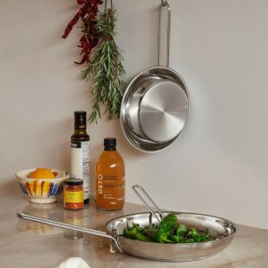 Eva Solo Padella 24cm Stainless Steel Inox Riciclato 90% x Gas Elettrico Induzione