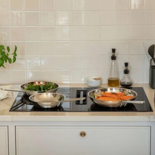Eva Solo Padella 24cm Stainless Steel Inox Riciclato 90% x Gas Elettrico Induzione
