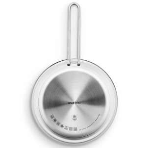 Eva Solo Padella 24cm Stainless Steel Inox Riciclato 90% x Gas Elettrico Induzione