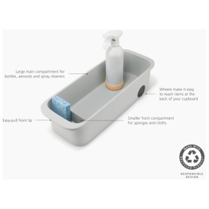 Joseph Joseph CupboardStore Caddy Contenitore Portaoggetti con Ruote