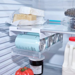Joseph Joseph FridgeStore Can Dispenser Porta Lattine Pieghevole Sotto Ripiano Frigorifero