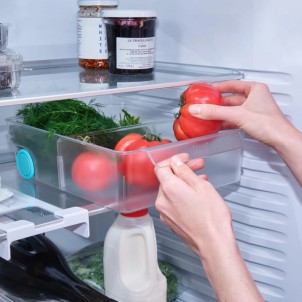 Joseph Joseph FridgeStore Extra Large Storage Bin Contenitore con Ruote per Frigorifero