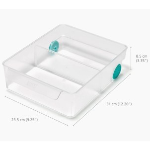 Joseph Joseph FridgeStore Extra Large Storage Bin Contenitore con Ruote per Frigorifero