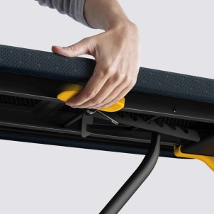 Joseph Joseph Glide Compact Plus 110cm Blue Asse da Stiro Facile da Riporre con Fodera Avanzata