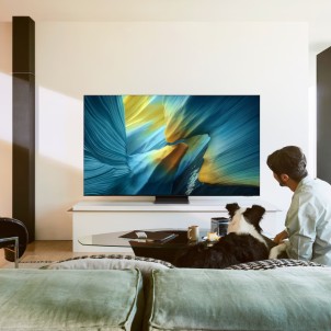Samsung QE65S95FATXZT TV 65" OLED 4K VisionAI GlareFree Smart Tizen InfinityOneDesign OneConnectBox