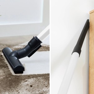 Bosch BGB41HYG1H Bianco Aspirapolvere Traino con Sacco ProHygienic Filtro UltraAllergy Spazzola Parquet