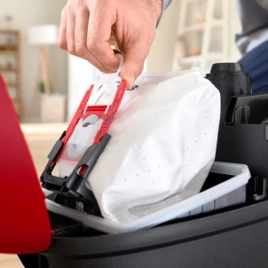 Bosch BGB41PET1 Rosso Aspirapolvere Traino con Sacco ProAnimal Filtro Hepa Power Control