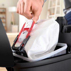 Bosch BGB41POW1 Nero Aspirapolvere Traino con Sacco ProPower Spazzola Turbo Filtro Hepa Power Control