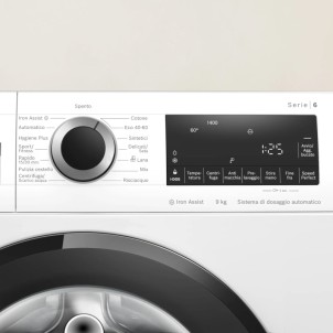 Bosch WGG244F0II Lavatrice 60cm 9Kg 1400giri Wave i-Dos IronAssist EcoSilence AntiMacchie:4 Serie6