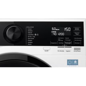 AEG L6SE47A Lavatrice Slim 45cm 7Kg 1400giri MotoreInverter RisparmiaTempo ProSense Serie6000