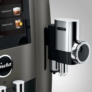 Jura S8 Dark Inox Macchina Caffè Automatica 27 Specialità Sweet Foam Macina Caffè P.A.G.2 Touch 4,3"