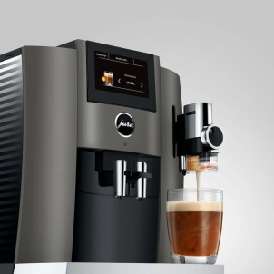 Jura S8 Dark Inox Macchina Caffè Automatica 27 Specialità Sweet Foam Macina Caffè P.A.G.2 Touch 4,3"