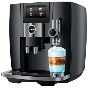 Jura J10 Piano Black Macchina Caffè Automatica 42 Specialità Fredde Dolci Calde Sweet Foam Macina Caffè P.A.G.2+ Touch 4,3"