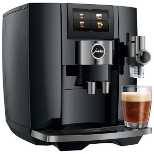 Jura J10 Piano Black Macchina Caffè Automatica 42 Specialità Fredde Dolci Calde Sweet Foam Macina Caffè P.A.G.2+ Touch 4,3"