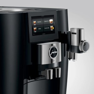 Jura J10 Piano Black Macchina Caffè Automatica 42 Specialità Fredde Dolci Calde Sweet Foam Macina Caffè P.A.G.2+ Touch 4,3"
