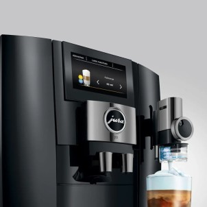 Jura J10 Piano Black Macchina Caffè Automatica 42 Specialità Fredde Dolci Calde Sweet Foam Macina Caffè P.A.G.2+ Touch 4,3"