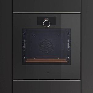 Gaggenau GO251100 Onyx Cerniera SX Forno Incasso Multifunzione 30°C-300°C Grill Invisibile Pirolitico Termosonda Minimalistic