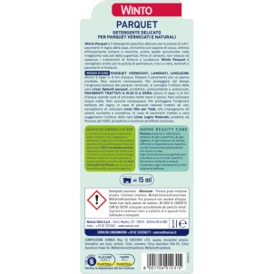 Nuncas Winto Parquet 1L Detergente Delicato Senza Solventi con Sapone di Cocco