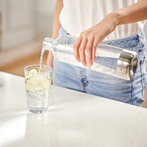 Philips ADD912/10 GoZero Inox Bottiglia Plastica per Gasatore Acqua Soda Maker