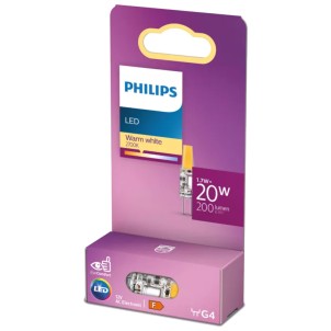 Philips Capsule G4 1.7W 12V Lampadina LED 200lm 2700K Equivalente 20W