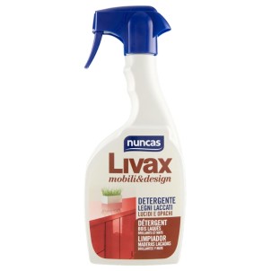 Nuncas Livax Mobili&Design Detergente Legni Laccati Lucidi e Opachi 500ml 