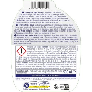 Nuncas Livax Mobili&Design Detergente Legni Laccati Lucidi e Opachi 500ml 