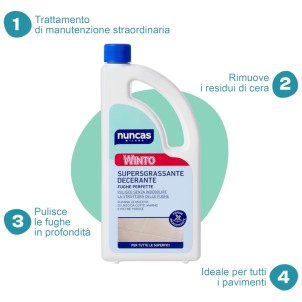Nuncas Winto Supersgrassante Decerante per tutte le Superfici 1L