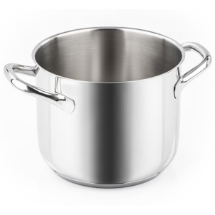 Barazzoni Chef Line Pentola 22cm 6L Acciao Inox 18/10 Fondo Triplen Plus per Gas Elettrico Induzione