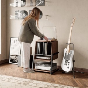 Fitueyes Eiffel RS Walnut Mobile Giradischi