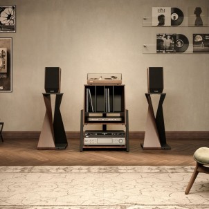 Fitueyes Eiffel RS Walnut Mobile Giradischi