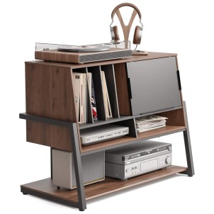 Fitueyes Eiffel RS10 Walnut Mobile Giradischi