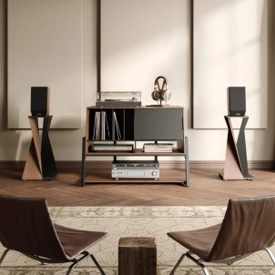 Fitueyes Eiffel RS10 Walnut Mobile Giradischi