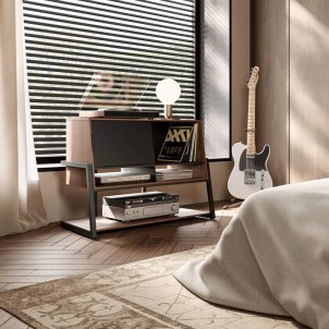 Fitueyes Eiffel RS10 Walnut Mobile Giradischi
