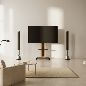 Fitueyes Zen FT65 Black Supporto da Terra per TV 32"-65" Max 40Kg Vesa 100x100-400x400