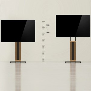 Fitueyes Zen FT65 Black Supporto da Terra per TV 32"-65" Max 40Kg Vesa 100x100-400x400