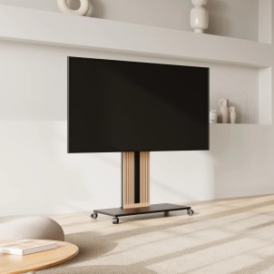 Fitueyes Zen FT88 Black Supporto da Terra per TV 55"-88" Max 60Kg Vesa 200x100-600x400