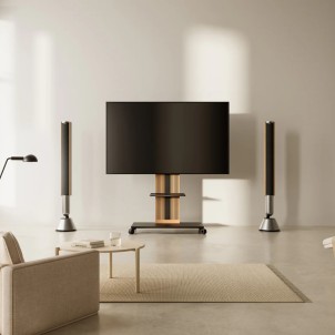Fitueyes Zen FT88 Black Supporto da Terra per TV 55"-88" Max 60Kg Vesa 200x100-600x400