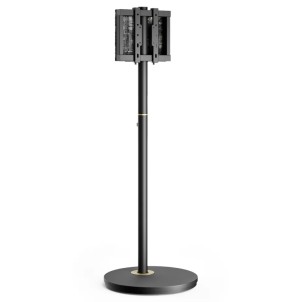 Fitueyes Master V2 FT48 Black Supporto da Terra con Ruote per TV 24"-48" Max 20Kg Vesa 75x75-200x200
