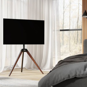Fitueyes Picasso FT65 Walnut Supporto da Terra per TV 32"-65" Max 35Kg Vesa 200x100-400x400