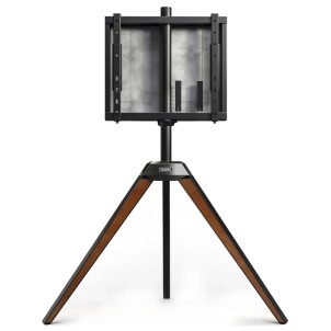 Fitueyes Picasso FT65 Walnut Supporto da Terra per TV 32"-65" Max 35Kg Vesa 200x100-400x400