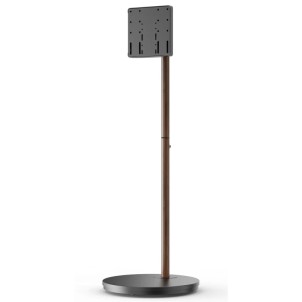 Fitueyes Master V2 PRO FT48 Black Walnut Supporto da Terra con Ruote per TV 24"-48" Max 20Kg Vesa 75x75-200x200 Rotazione 90°