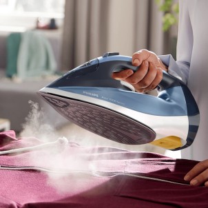 Philips DST7020/20 Ferro da Stiro Vapore 2800W Piastra SteamGlide Plus ColpoVapore 250gr QuickCalcRelease
